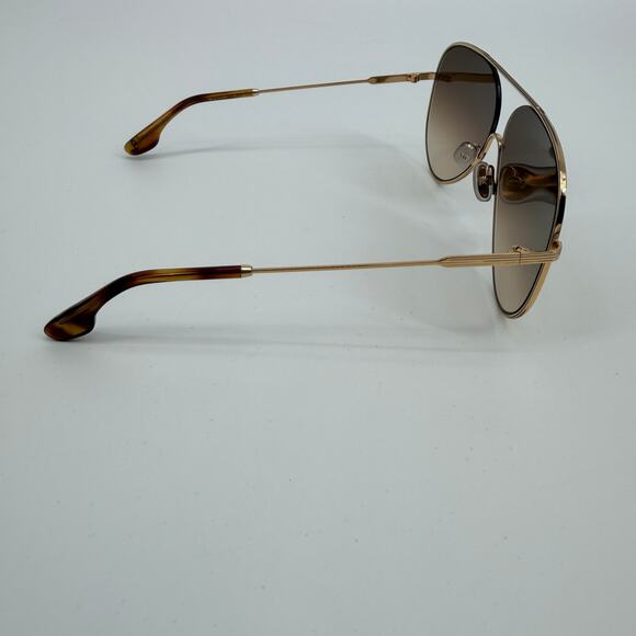 Victoria Beckham VB133S 703 Gold Brown Gradient Oversize Made in Italy 61-12-140 main image 13